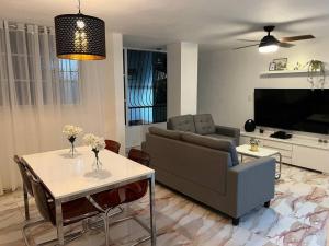 TV o dispositivi per l'intrattenimento presso Moderno Apt en la ciudad