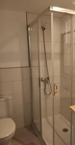 Ett badrum på Apartamentos Arcadio