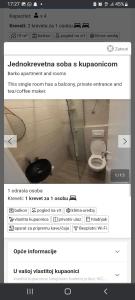 Koupelna v ubytování Barko rooms