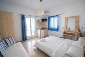 Posteľ alebo postele v izbe v ubytovaní Meltemi Retreat