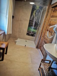 Koupelna v ubytování Gasthaus Auwirt