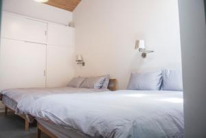 桃園包棟-我愛你學田民宿 I Love Natural Life Homestay客房内的一张或多张床位