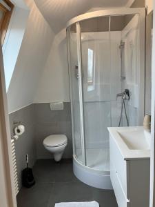 Koupelna v ubytování Chambres avec Vue