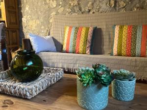 Posezení v ubytování Casa rural lo Maset de Carmeta