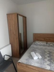 Letto o letti in una camera di guest house come