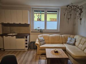 Kuchyň nebo kuchyňský kout v ubytování Spreewald Ferienwohnung Lübben
