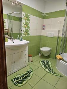 Koupelna v ubytování Spreewald Ferienwohnung Lübben + 37 fotografií