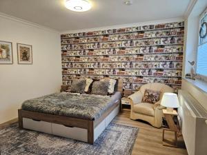Posezení v ubytování Spreewald Ferienwohnung Lübben