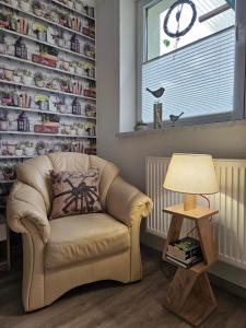 Posezení v ubytování Spreewald Ferienwohnung Lübben