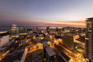 Ein allgemeiner Blick auf Darwin oder ein Stadtblick von des Hotels aus
