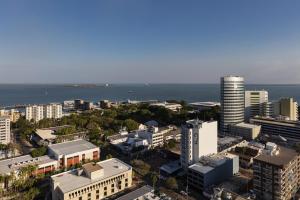 Ein allgemeiner Blick auf Darwin oder ein Stadtblick von des Hotels aus
