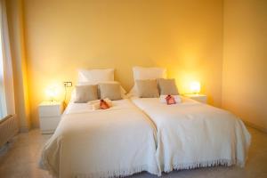 Ένα ή περισσότερα κρεβάτια σε δωμάτιο στο Espectacular Casa en La Garriga
