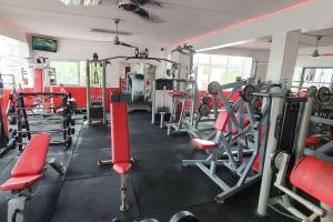 Fitness center at/o fitness facilities sa Studio pour 2 personnes proche de l'hôpital et du jardin de l'état