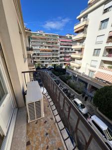 Balkón nebo terasa v ubytování Oscar