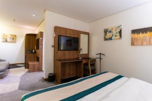 TV a/nebo společenská místnost v ubytování Rasia Hotel Jeddah