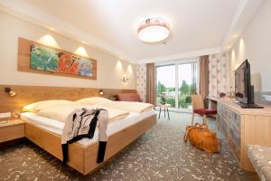 TV a/nebo společenská místnost v ubytování Hotel zur Post