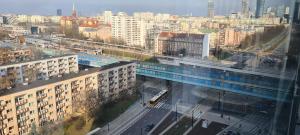Výhľad na mesto Varšava alebo výhľad na mesto priamo z apartmánu