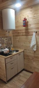 Kuchyň nebo kuchyňský kout v ubytování NAREK B&B