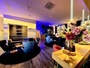 Posezení v ubytování Privat & Boutique Hotel Plauer See