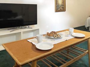 TV/trung tâm giải trí tại Holiday home SÖLVESBORG X