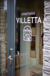 Certifikát, ocenenie alebo iný dokument vystavený v ubytovaní VILLETTA Apartmán