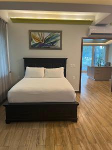 Ένα ή περισσότερα κρεβάτια σε δωμάτιο στο Puerto Vallarta South Shore Luxury Suites,