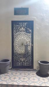 A bathroom at شاليه ورد