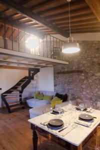 Χώρος καθιστικού στο Agriturismo iOlive Tuscany appartamento LECCINO