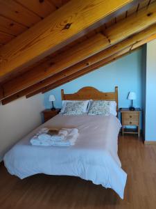 Кровать или кровати в номере Casa Valero