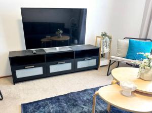 Et tv og/eller underholdning på 3 Bedroom Holiday Townhouse @ Belconnen