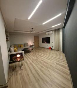 アレクサンドリアにあるComfy-lux Appartmentのリビングルーム(ソファ、薄型テレビ付)