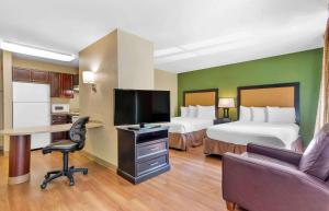 Extended Stay America酒店 - 哥伦布 - 塔特尔客房内的一张或多张床位
