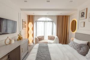 Voodi või voodid majutusasutuse Keypad Hotel - 87 Nguyễn Khang toas