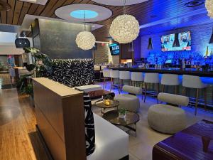 Khu vực lounge/bar tại Elegant stay at Palms Strip Las Vegas