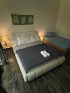 Ένα ή περισσότερα κρεβάτια σε δωμάτιο στο Villa Sivva Sawangan
