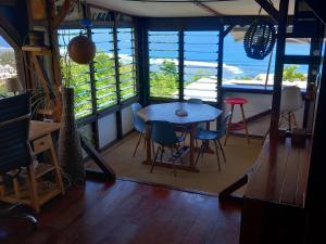 Een zitgedeelte bij Villa vue exceptionnelle