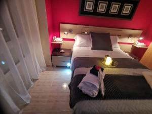 Postel nebo postele na pokoji v ubytování Apartamento en la playa de Oropesa