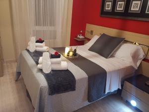 Postel nebo postele na pokoji v ubytování Apartamento en la playa de Oropesa