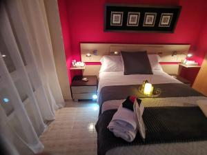 Postel nebo postele na pokoji v ubytování Apartamento en la playa de Oropesa