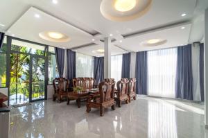 Posezení v ubytování Dieu Thong Hotel