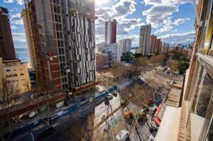 Widok na miasto Benidorm z tego apartamentu