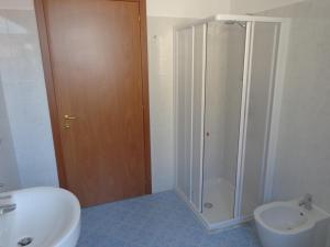 Koupelna v ubytování La Corte B&B