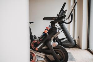 Fitness centrum a/nebo fitness zařízení v ubytování HIIVE Oldenburg