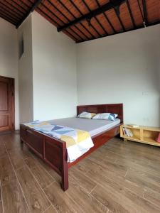 Postel nebo postele na pokoji v ubytování Noi Bai Flight Path Homestay