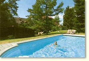 Der Swimmingpool an oder in der Nähe von Landhotel Linde Fislisbach