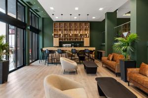 Posezení v ubytování Azur Hotel Volos + 37 fotografií