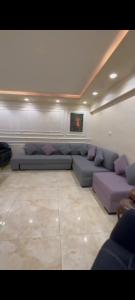 a large living room with couches in a room at الدقي شارع محي الدين ابو العز الرئيسي in Cairo
