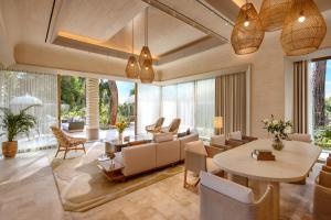 a living room filled with furniture and a table at BIJAL in Side +84 photos