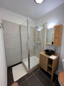 Ένα μπάνιο στο Appartement centre-ville, vue sur la cathédrale +18 φωτογραφίες