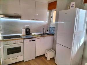 Kuchyňa alebo kuchynka v ubytovaní Vistamar apartamento B